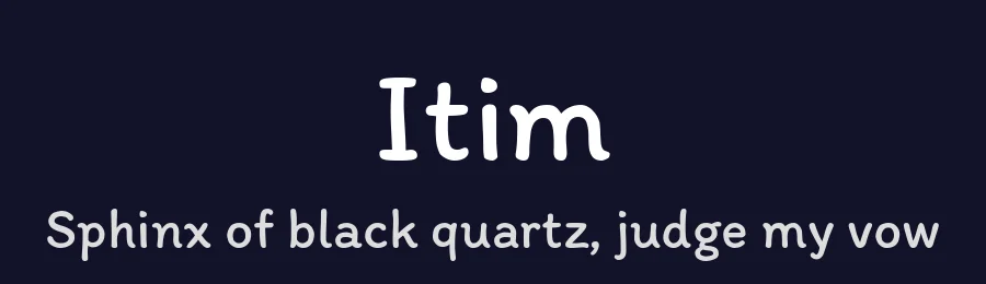 Itim by Cadson Demak — Script Handwritten Font — thumbnail 2