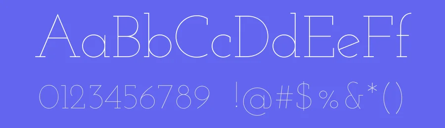 Josefin Slab by Santiago Orozco — Serif Font — thumbnail 3