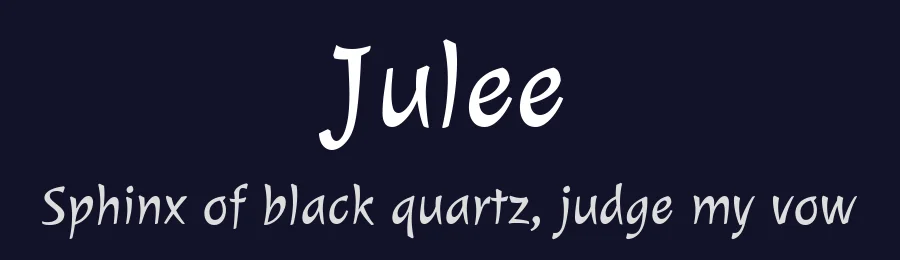 Julee by Julián Tunni — Script Handwritten Font — thumbnail 2