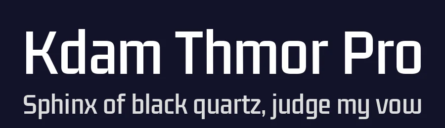 Kdam Thmor Pro by Tep Sovichet, Hak Longdey — Sans Serif Font — thumbnail 2