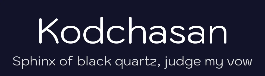 Kodchasan by Cadson Demak — Sans Serif Font — thumbnail 2