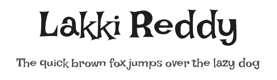 Lakki Reddy by Appaji Ambarisha Darbha — Script Handwritten Font