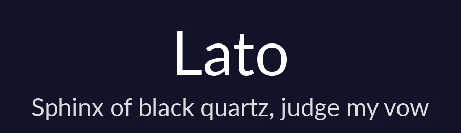 Lato by Łukasz Dziedzic — Sans Serif Font — thumbnail 2