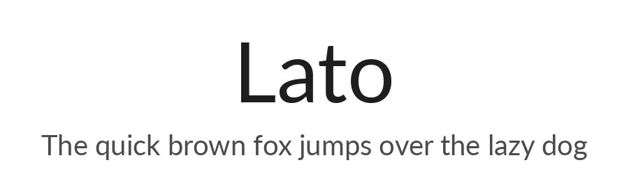 Lato by Łukasz Dziedzic — Sans Serif Font