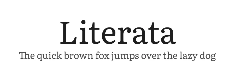 Literata by TypeTogether — Serif Font