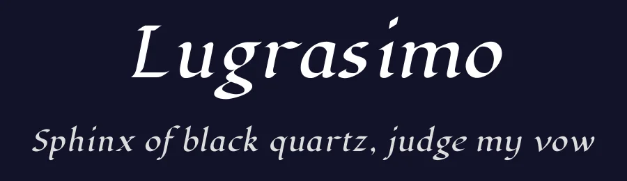 Lugrasimo by The DocRepair Project, Astigmatic — Script Handwritten Font — thumbnail 2