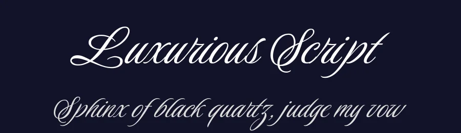 Luxurious Script by Robert Leuschke — Script Handwritten Font — thumbnail 2