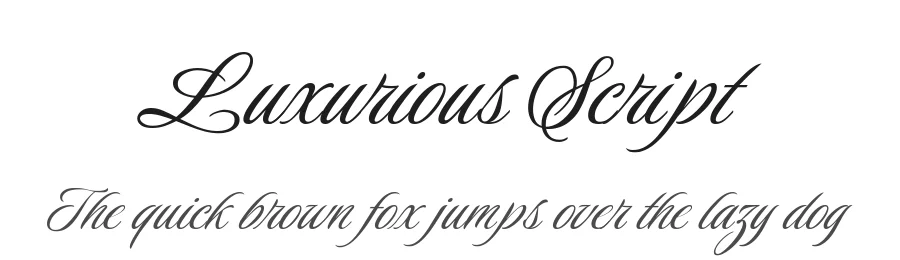 Luxurious Script by Robert Leuschke — Script Handwritten Font