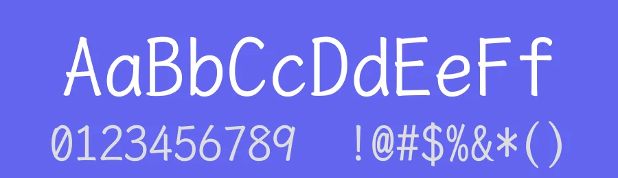 LXGW WenKai Mono TC by LXGW — Monospace Font — thumbnail 3