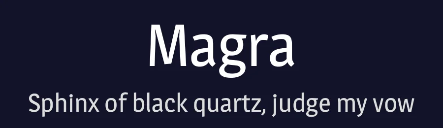 Magra by FontFuror — Sans Serif Font — thumbnail 2