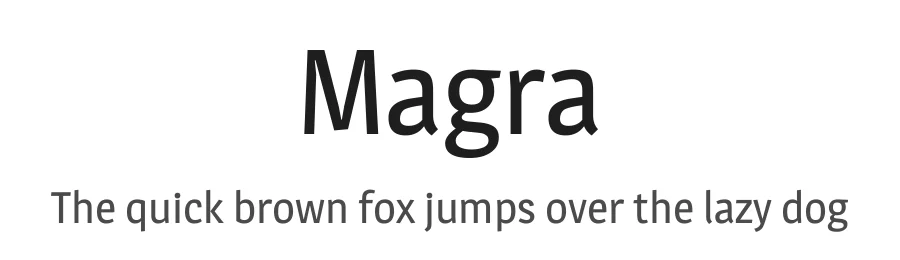 Magra by FontFuror — Sans Serif Font