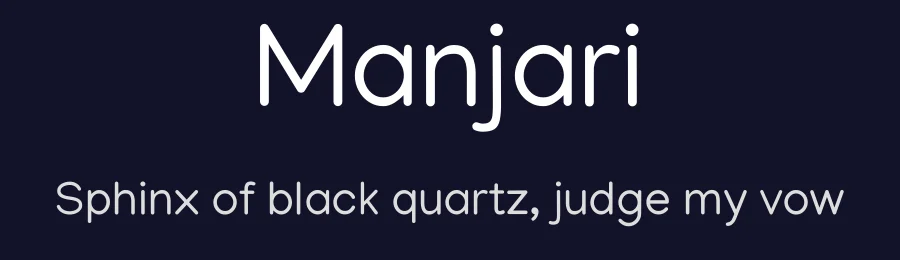 Manjari by Santhosh Thottingal — Sans Serif Font — thumbnail 2