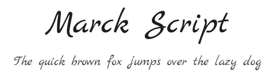 Marck Script by Denis Masharov — Script Handwritten Font