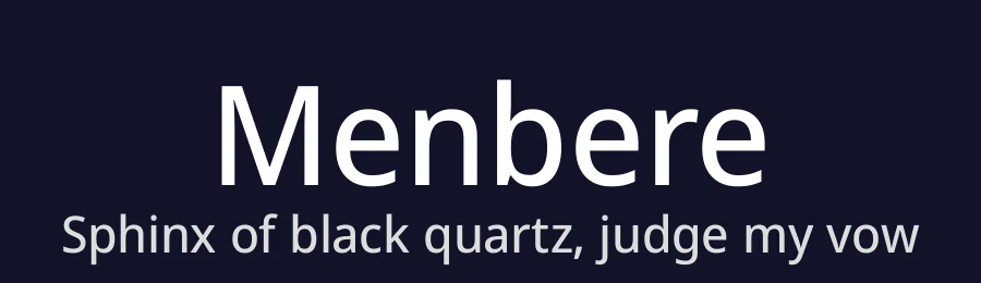 Menbere by Aleme Tadesse, Sorkin Type, Eben Sorkin — Sans Serif Font — thumbnail 2