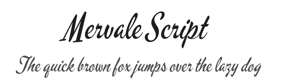 Mervale Script by Astigmatic — Script Handwritten Font