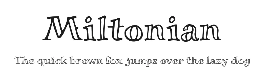 Miltonian by Impallari Type — Display Font