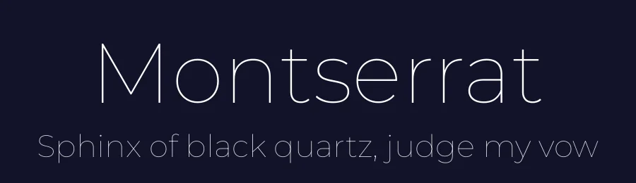 Montserrat by Julieta Ulanovsky, Sol Matas, Juan Pablo del Peral, Jacques Le Bailly — Sans Serif Font — thumbnail 2