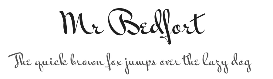 Mr Bedfort by Sudtipos — Script Handwritten Font