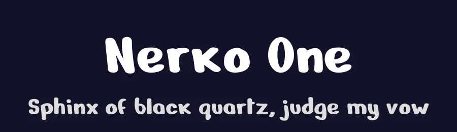 Nerko One by Nermin Kahrimanovic — Script Handwritten Font — thumbnail 2