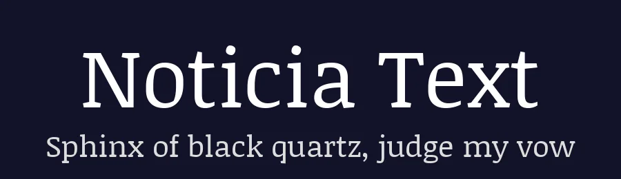 Noticia Text by JM Solé — Serif Font — thumbnail 2