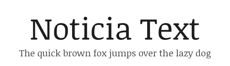 Noticia Text by JM Solé — Serif Font