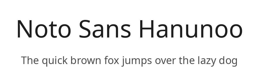 Noto Sans Hanunoo by Google — Sans Serif Font