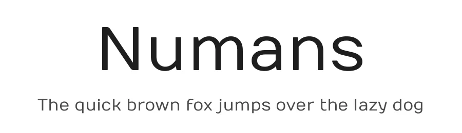 Numans by Jovanny Lemonad — Sans Serif Font