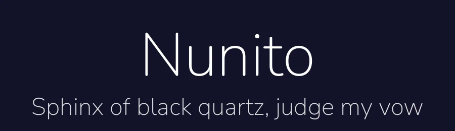 Nunito by Vernon Adams, Cyreal, Jacques Le Bailly — Sans Serif Font — thumbnail 2