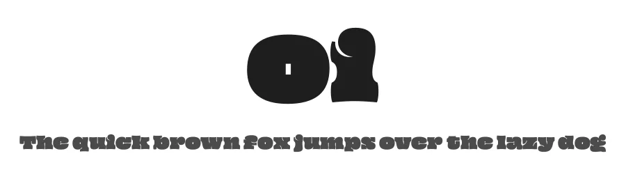 Oi by Kostas Bartsokas — Display Font