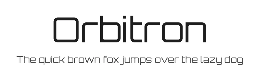 Orbitron by Matt McInerney — Sans Serif Font