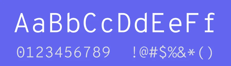 Overpass Mono by Delve Withrington, Dave Bailey, Thomas Jockin — Monospace Font — thumbnail 3