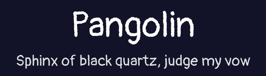 Pangolin by Kevin Burke — Script Handwritten Font — thumbnail 2