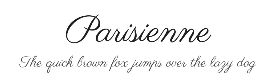Parisienne by Astigmatic — Script Handwritten Font