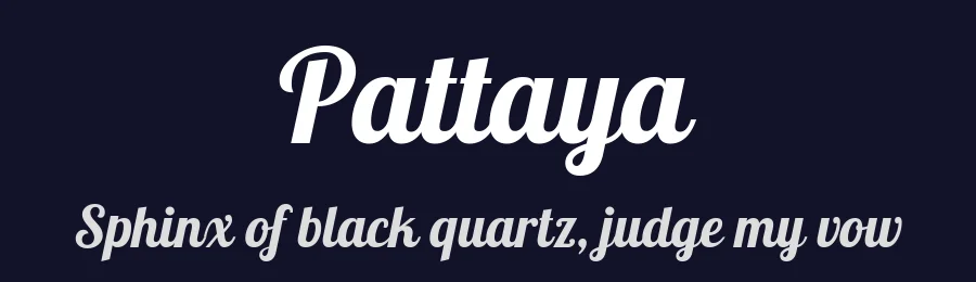 Pattaya by Cadson Demak — Sans Serif Font — thumbnail 2