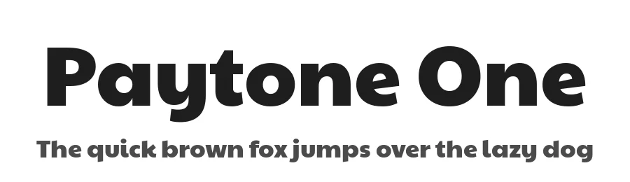 Paytone One by Vernon Adams — Sans Serif Font