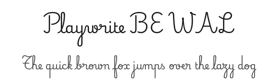 Playwrite BE WAL by TypeTogether, Veronika Burian, José Scaglione — Script Handwritten Font