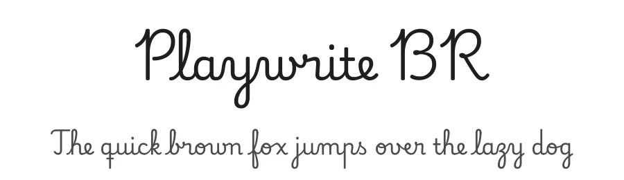 Playwrite BR by TypeTogether, Veronika Burian, José Scaglione — Script Handwritten Font