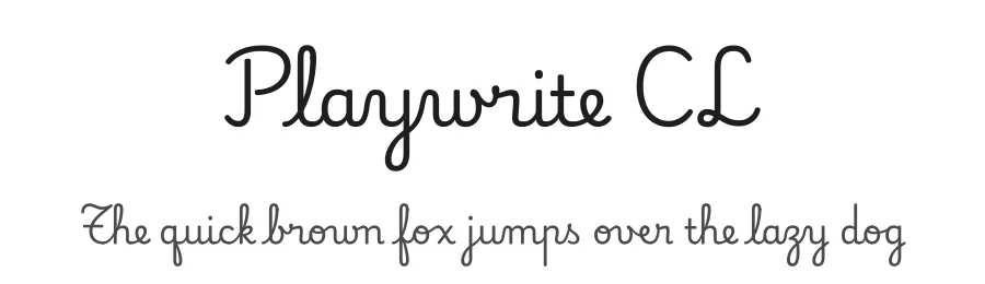 Playwrite CL by TypeTogether, Veronika Burian, José Scaglione — Script Handwritten Font