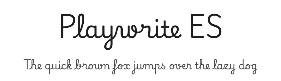 Playwrite ES by TypeTogether, Veronika Burian, José Scaglione — Script Handwritten Font
