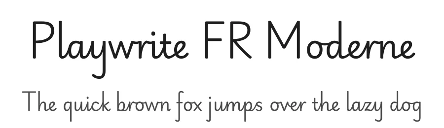 Playwrite FR Moderne by TypeTogether, Veronika Burian, José Scaglione — Script Handwritten Font