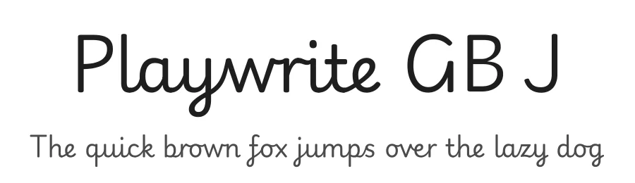 Playwrite GB J by TypeTogether, Veronika Burian, José Scaglione — Script Handwritten Font