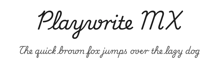 Playwrite MX by TypeTogether, Veronika Burian, José Scaglione — Script Handwritten Font