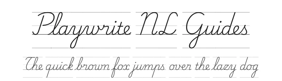 Playwrite NL Guides by TypeTogether, Veronika Burian, José Scaglione — Script Handwritten Font
