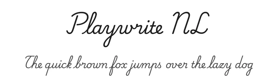 Playwrite NL by TypeTogether, Veronika Burian, José Scaglione — Script Handwritten Font