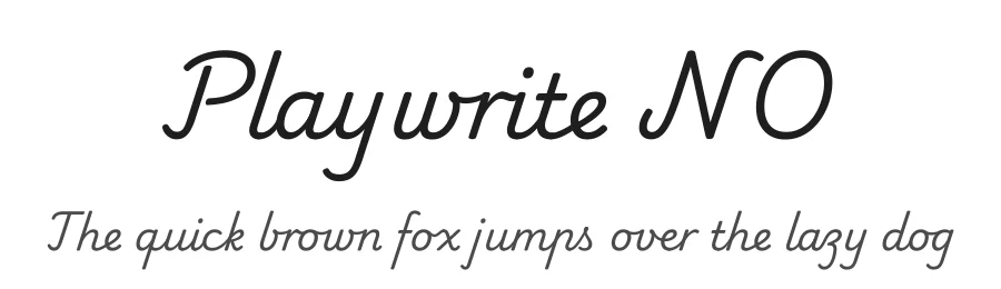 Playwrite NO by TypeTogether, Veronika Burian, José Scaglione — Script Handwritten Font