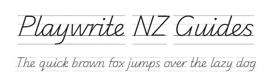 Playwrite NZ Guides by TypeTogether, Veronika Burian, José Scaglione — Script Handwritten Font