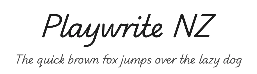 Playwrite NZ by TypeTogether, Veronika Burian, José Scaglione — Script Handwritten Font