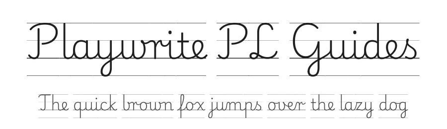 Playwrite PL Guides by TypeTogether, Veronika Burian, José Scaglione — Script Handwritten Font