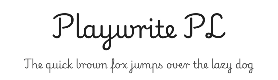 Playwrite PL by TypeTogether, Veronika Burian, José Scaglione — Script Handwritten Font