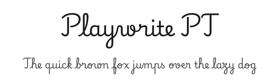 Playwrite PT by TypeTogether, Veronika Burian, José Scaglione — Script Handwritten Font